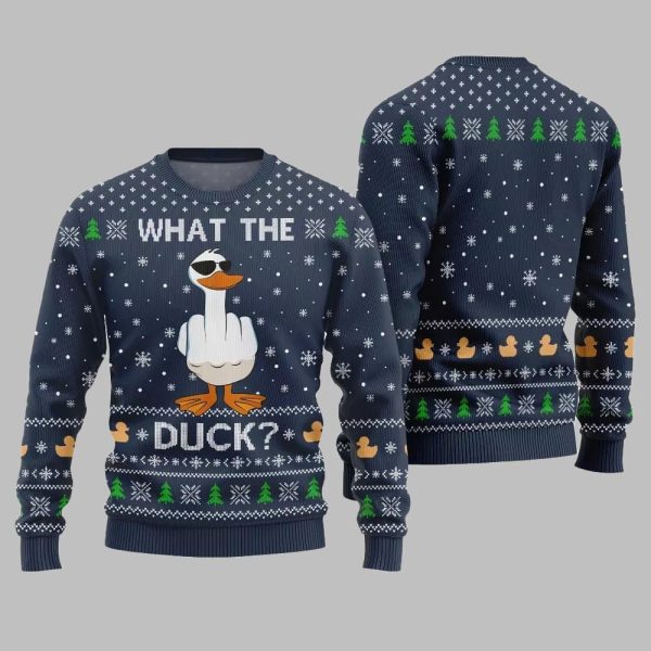What The Duck Ugly Sweater Christmas 2025 5