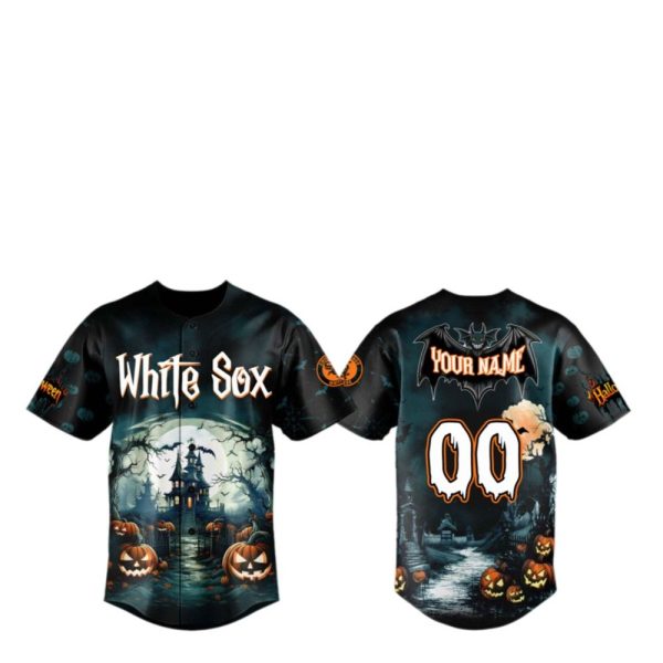 White Sox Happy Halloween 2025 Jersey 1 2