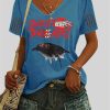 Womens 2025 Halloween Sweet Dreams Nightmare Printed Casual T Shirt 2
