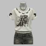 Women's Halloween Witch Print T-shirt 2025 Halloween