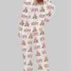 Womens Merry Christmas Pajama Set 2