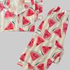 Womens Watermelon Pajama Set 2