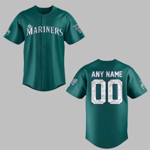 0 Seattle Mariners 2025 Native American Heritage Night Jersey 0