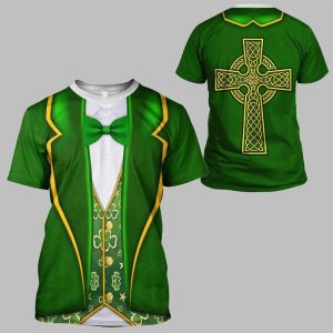 2025 Halloween St Patrick Costume Shirt 1