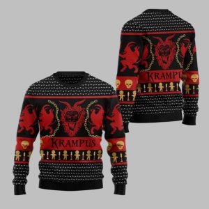2025 Christmas Krampus Ugly Christmas Sweater 1 1
