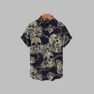 2025 Halloween Skull Hawaiian Shirt 1 1