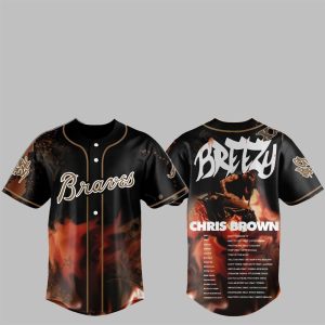 Braves Chris Brown Breezy Bowl XX Stadium World Tour 2025 Jersey