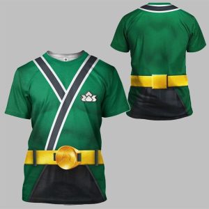 2025 Halloween Power Rangers Samurai Costume Shirt 1