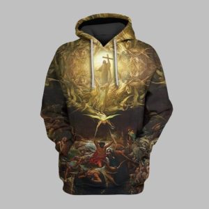 2025 Halloween The Triumph Of Christianity Costume Hoodie 1 1