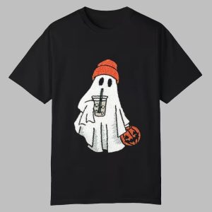 2025 Halloween Ghost Pumpkin Shirt 0 0