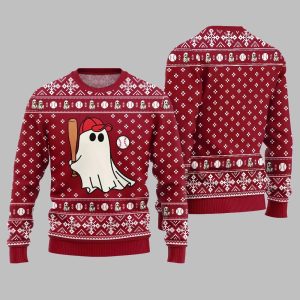 2025 Halloween Funny Bowling Game Ugly Sweater