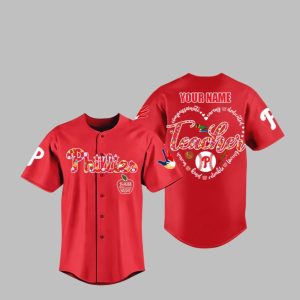 Phillies Happy Teacher Jersey 2025 1 1