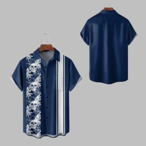 Halloween 2025 Skull Bowling Hawaiian Shirt 1 1