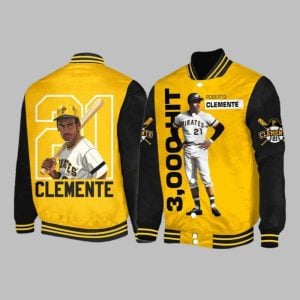 2025 Pirates Roberto Clemente 3000 Hit Jacket 1 1