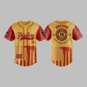 Yankees Firefighter Appreciation Night 2025 Jersey 1 1