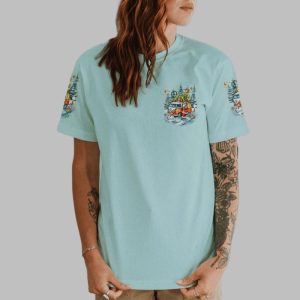 2025 Christmas Santa Claus Is Coming Too Town Shirt 1