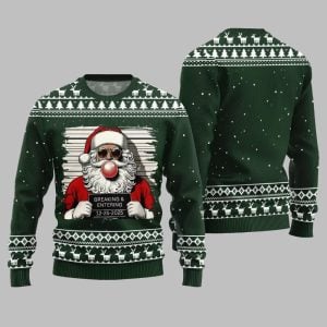 2025 Christmas Santas Breaking And Entering Ugly Christmas Sweater 1