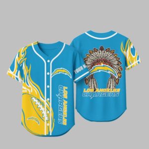 LA Chargers Native American Jersey 2025 1 1