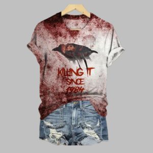 2025 Halloween Women's Killing It 1984 Printed T-shirt