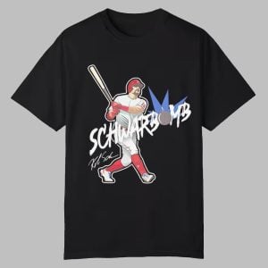 2025 Kyle Schwarber Schwarbomb Phillies Signature Shirt 0 0