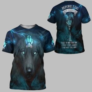 2025 Halloween Black Wolf Costume Shirt 1