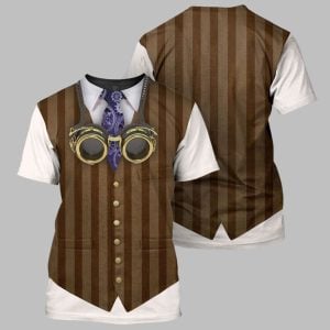 Steampunk Costume Shirt 2025 Halloween 1