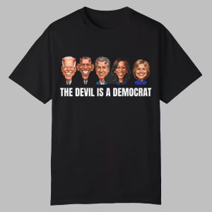 The Devil Is A Democrat Shirt 0 0