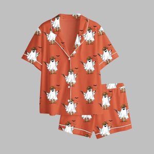 Boo Haw Ghost Cowboy Western Halloween Country Girl Pajama Set 1