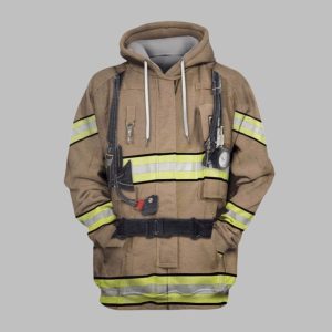 2025 Halloween Firefighter Suit Costume Hoodie 1 1