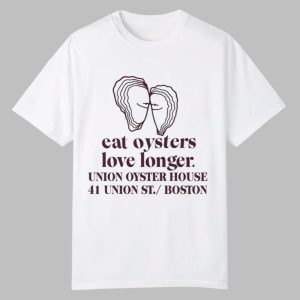 Eat Oysters Love Longer Shirt 0 0