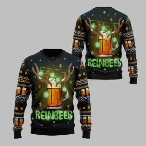 2025 Christmas Reinbeer Awesome Ugly Christmas Sweater 1 1
