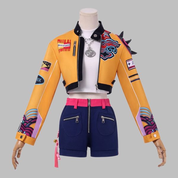 vWomens K pop Demon Hunters Rumi Cosplay Costume 1