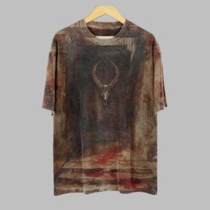 2025 Halloween Dark Horror Gothic Art Print T-Shirt