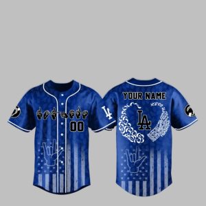 LA Dodgers Deaf And Hard of Hearing Awareness Day 2025 Jersey 1 1