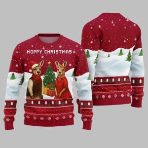 2025 Christmas Unique Hoppy Ugly Christmas Sweater 1