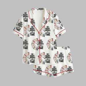 So Many Books So Little Time Bookish Pajamas Set 1