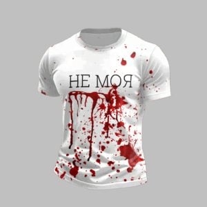 2025 Halloween Men's Bloody HE MOR Shirt