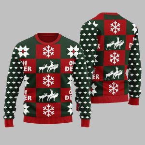 Oh Deer Ugly Sweater Christmas 2025 1
