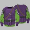 1 2025 Halloween Green Goblin Costume Sweatshirt