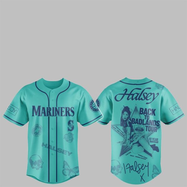 1 Mariners Halsey Back to Badlands Tour 2025 Jersey