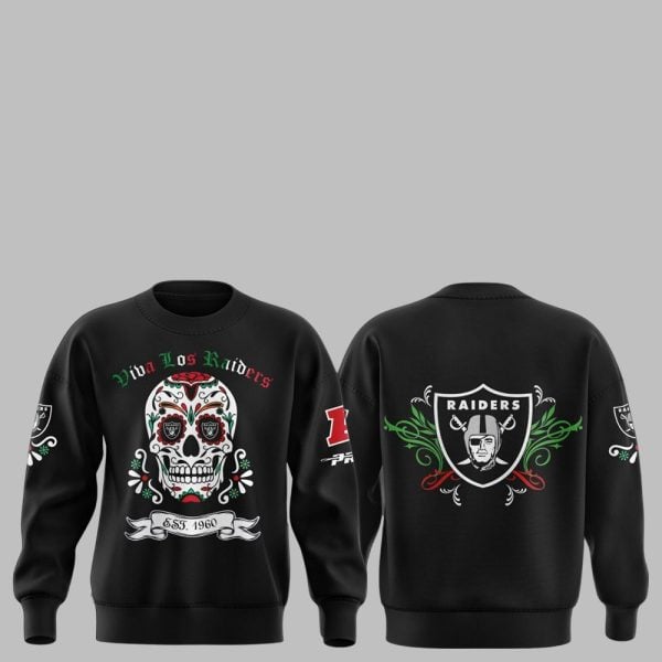 1 Raiders Viva Los Raiders Mexico 2025 Sweatshirt