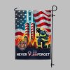 2025 911 Never Forget Firefighter Twin Tower American Flag 1
