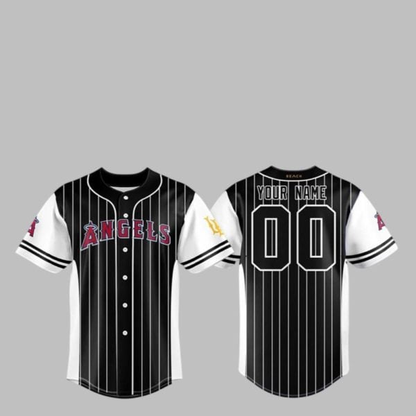 2025 Angels Long Beach State Night At Angel Stadium Jersey 1 1