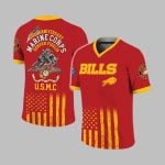 2025 Bills x US Marine Corps 250th Year Anniversary Football Jersey