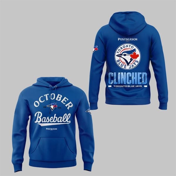 2025 Blue Jays October Baseball Postseason Clinched Shirt 2