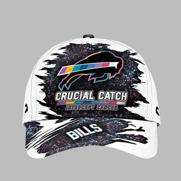 2025 Buffalo Bills Crucial Catch Intercept Cancer Hat 1