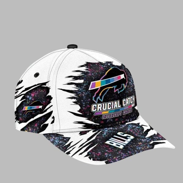 2025 Buffalo Bills Crucial Catch Intercept Cancer Hat 2