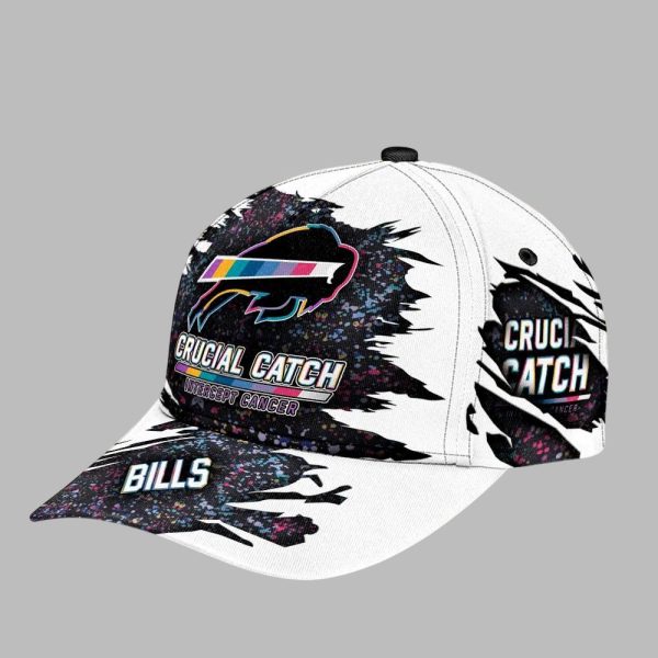 2025 Buffalo Bills Crucial Catch Intercept Cancer Hat 3