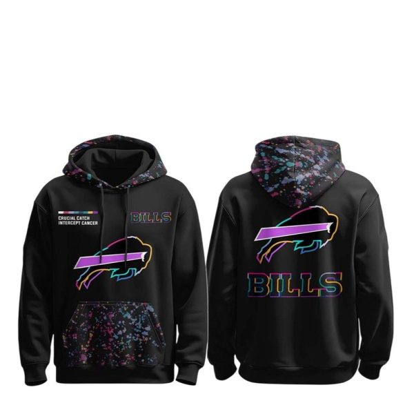 2025 Buffalo Bills Crucial Catch Intercept Cancer Hoodie 1 2