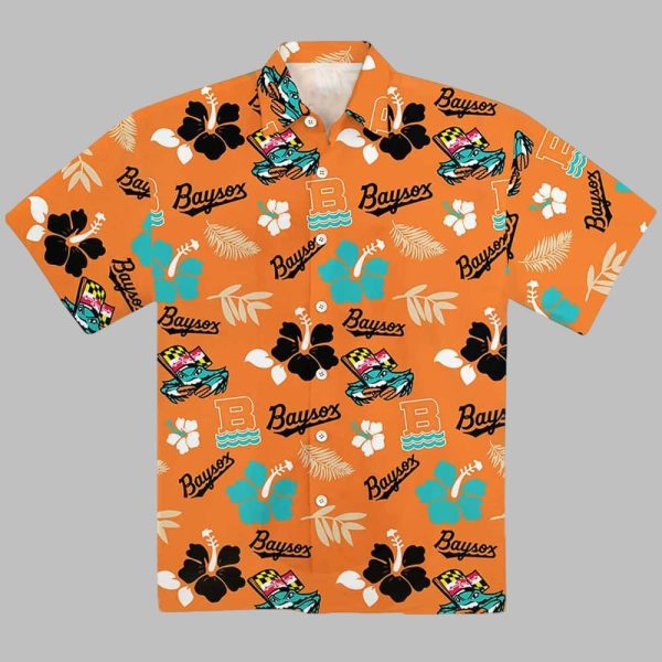 2025 Chesapeake Baysox Island Luau Night Hawaiian Shirt Giveaway 1